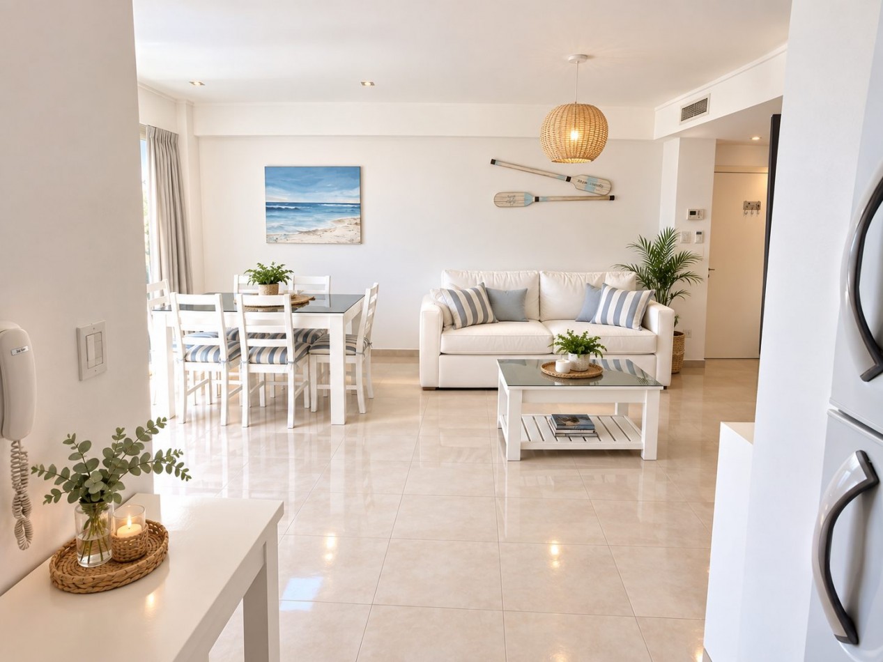 PINAMAR HOLLYWOOD, DEPARTAMENTO 4 PERSONAS, AMENITIES, COCHERA, TERRAZA C/ PARRILLA PRIVADA, DIRECTO
